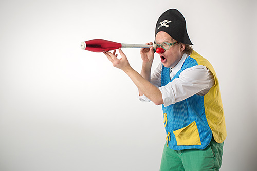 Pressefoto Clown Lolek: Loleks Ausflug